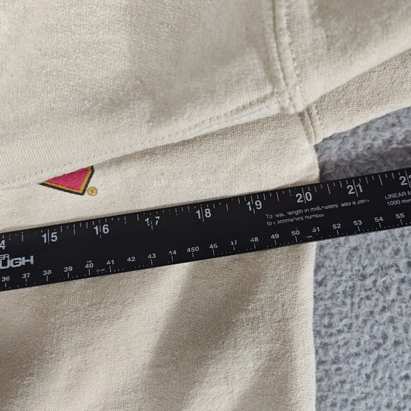 Harvard University Veritas Sweatshirt Womens Medium Beige Activewear College - Picture 5 of 8